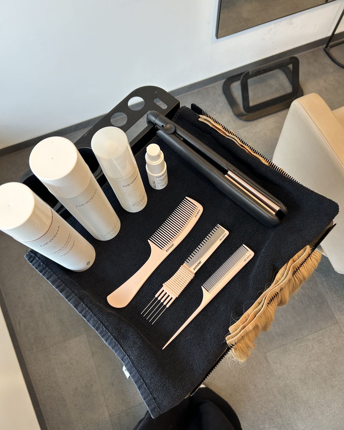Styling-Produkte und Werkzeug
